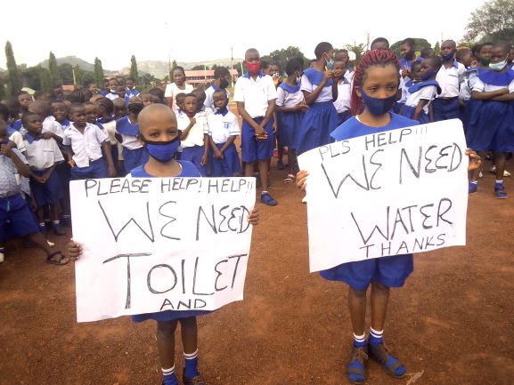 humanitarian outreach at Uwani Rivers Primary School