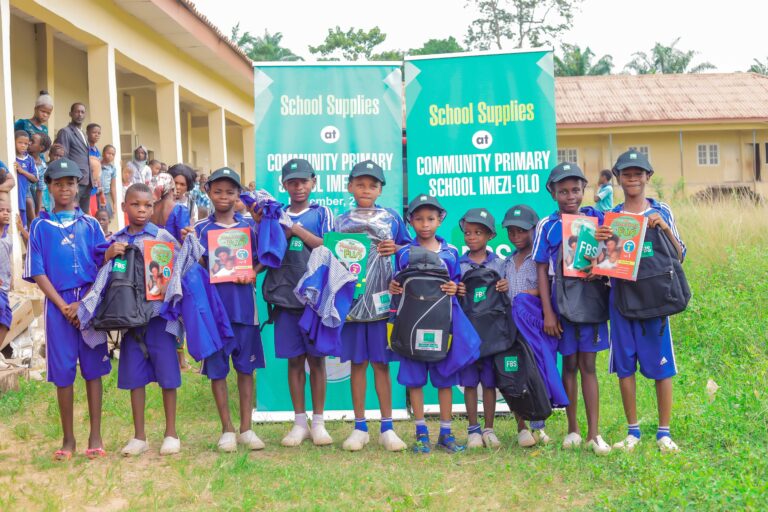 Investing in children Education: FBS and HSDF donated school supplies to Community Primary School Imezi-Olo